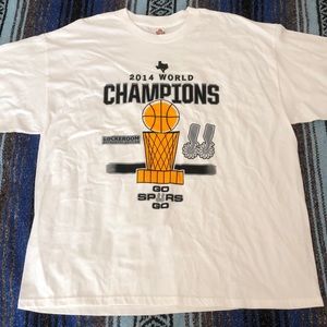 NBA 2014 World Champions San Antonio Spurs Tee Shirt